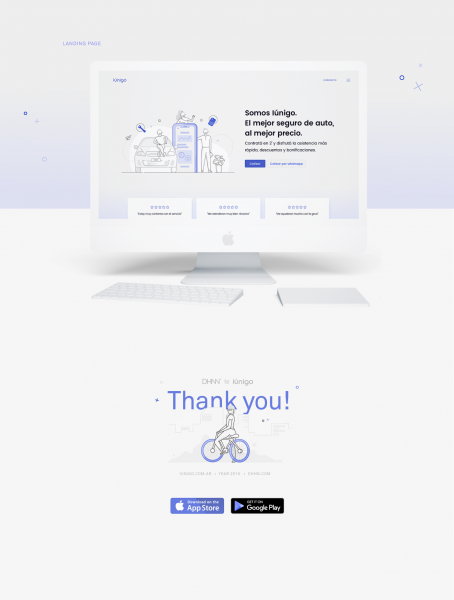 Lunigo Monochrome Website Example