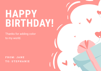 Birthday Greeting Card Template Creatopy Color