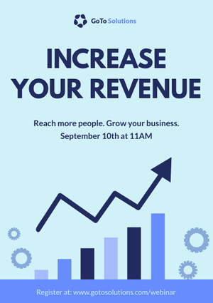 increase your revenue flyer template