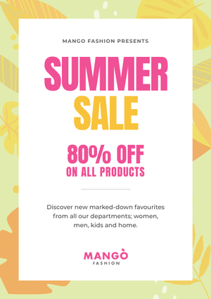 sale flyer template