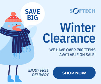 winter clearance christmas sale template