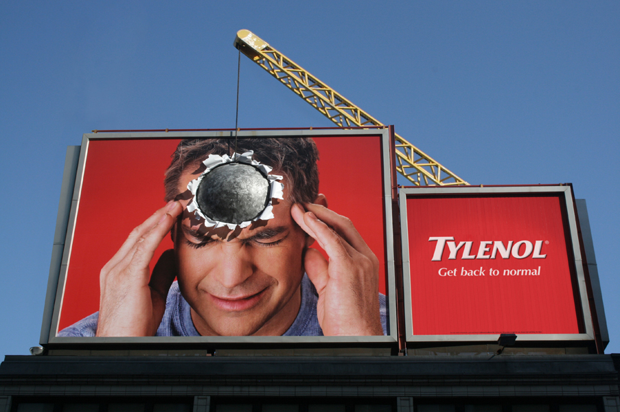 tylenol billboard