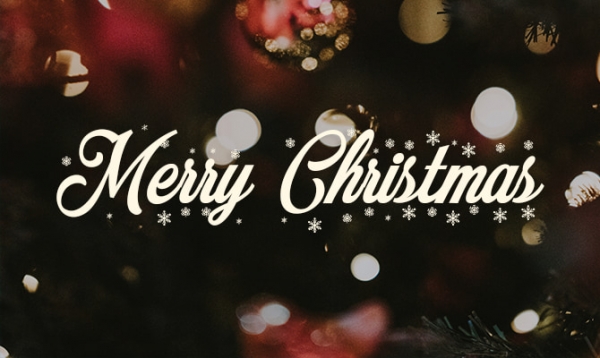 merry christmas font style