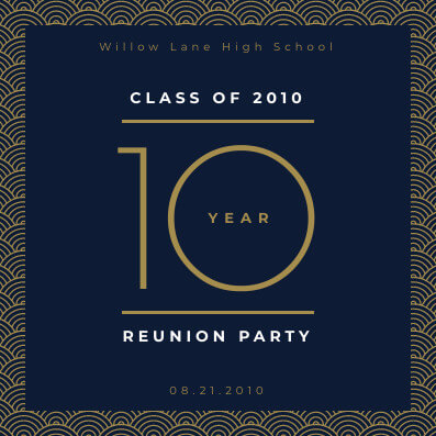 Reunion Party Invitation