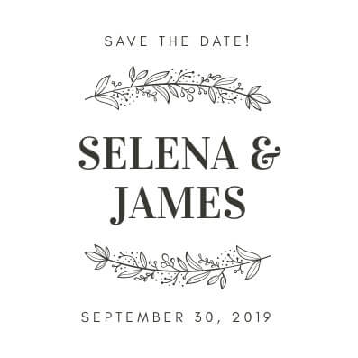 Save the Date Invitation