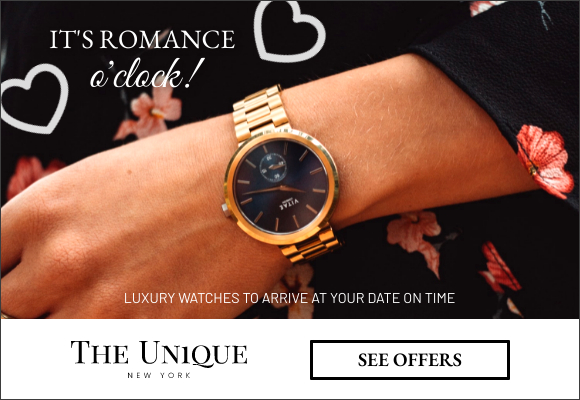 Valentine's Day watches ad