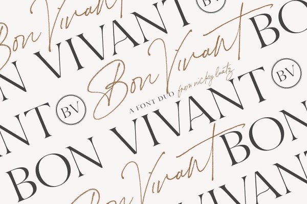 bon vivant font