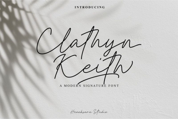 clathynkeith lettering font