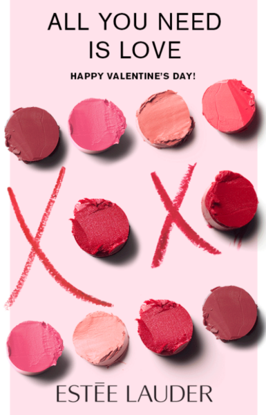 estee lauder valentine's day newsletter