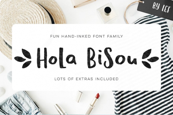 hola bisou font