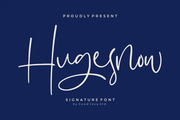 hugesnow font