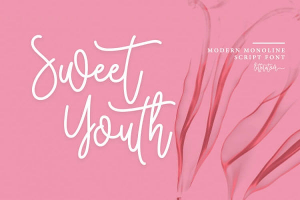 sweetyouth hand lettering font