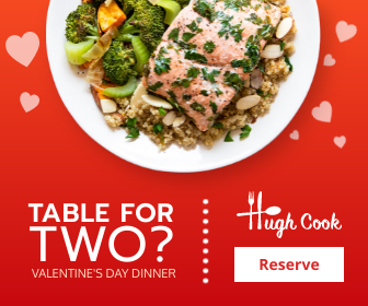 valentine's day restaurant ad template