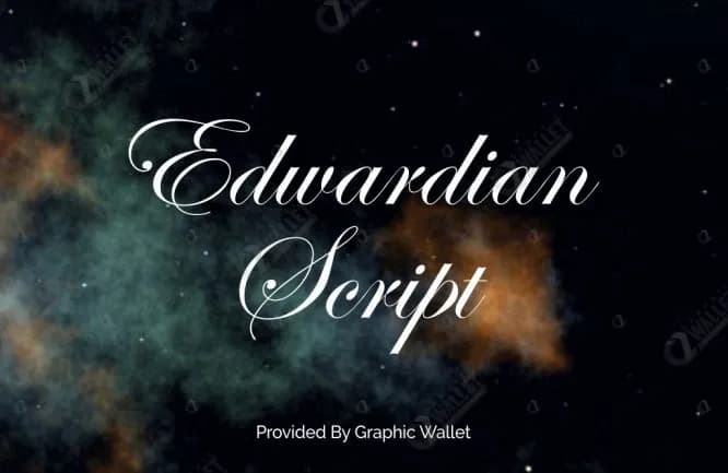 Edwardian Script font