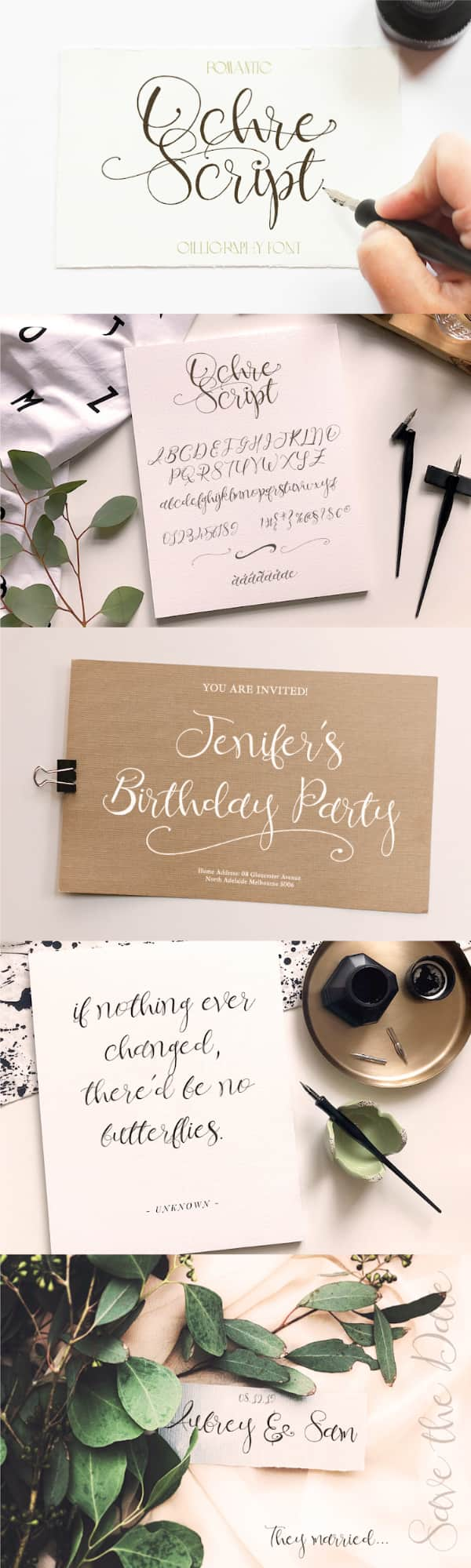 Ochre Script font