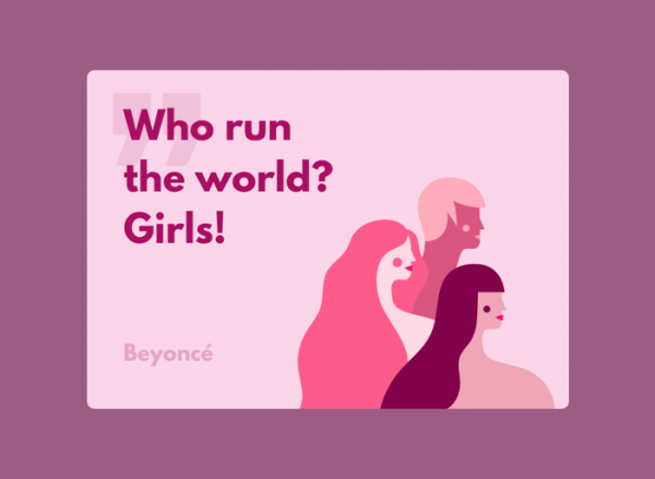 Women's Day Card - Beyonce