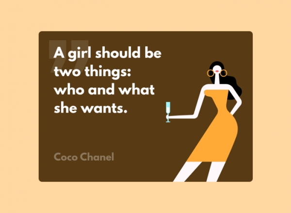 Women's Day Card - Coco Chanel