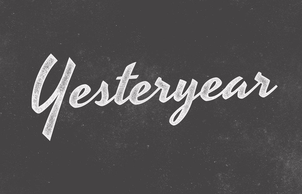 Yesteryear font