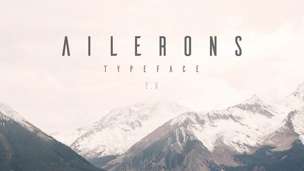 ailerons font