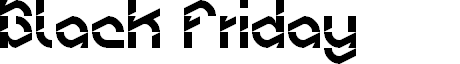 black friday font