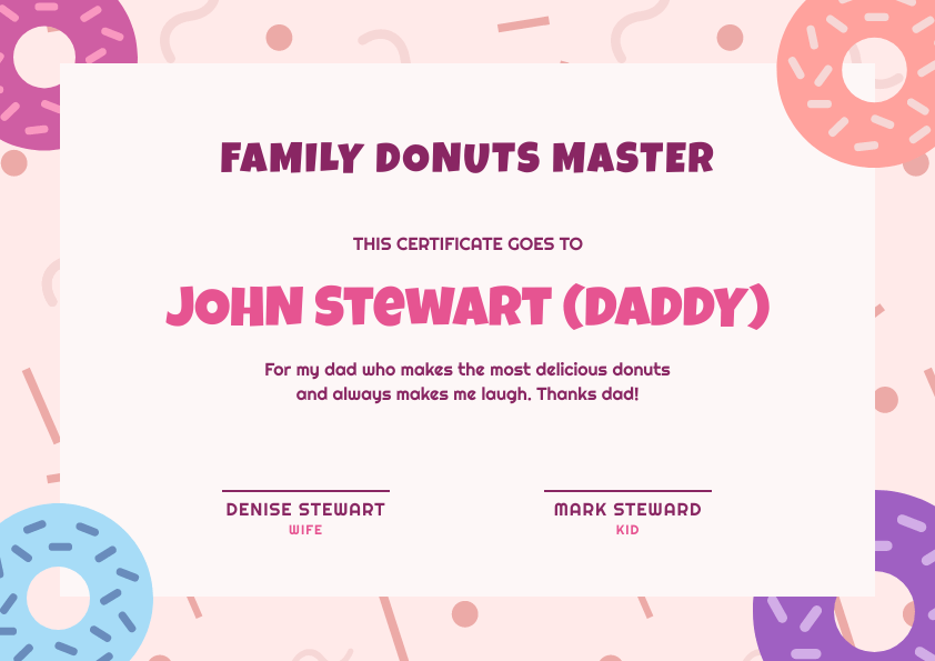 donuts master certificate