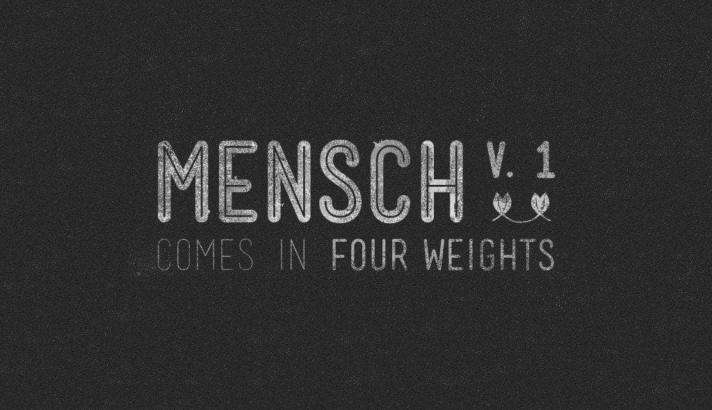 mensch font