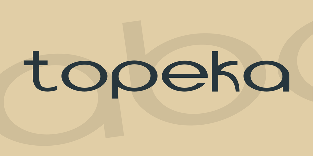 topeka font