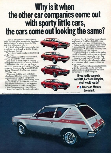 american motors gremlin advertisement