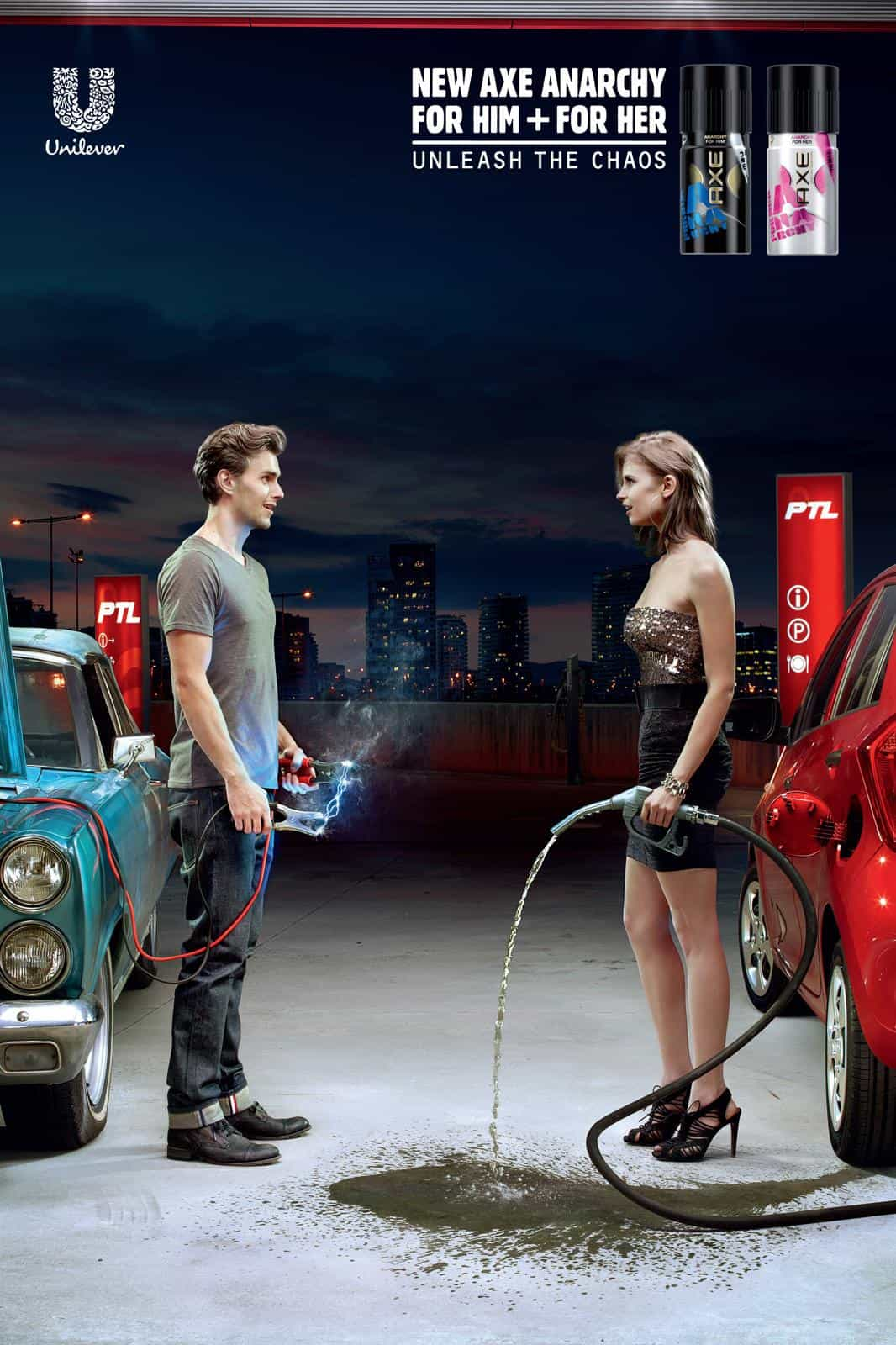 axe print advertisement example