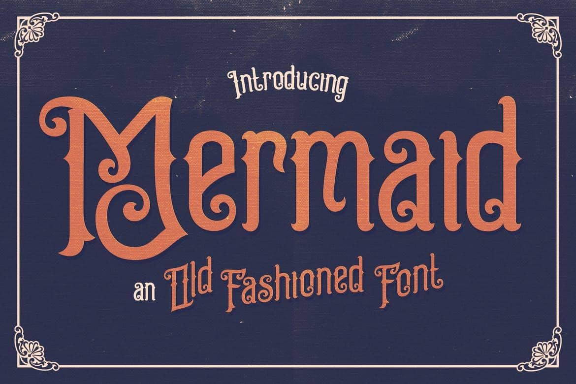 mermaid font