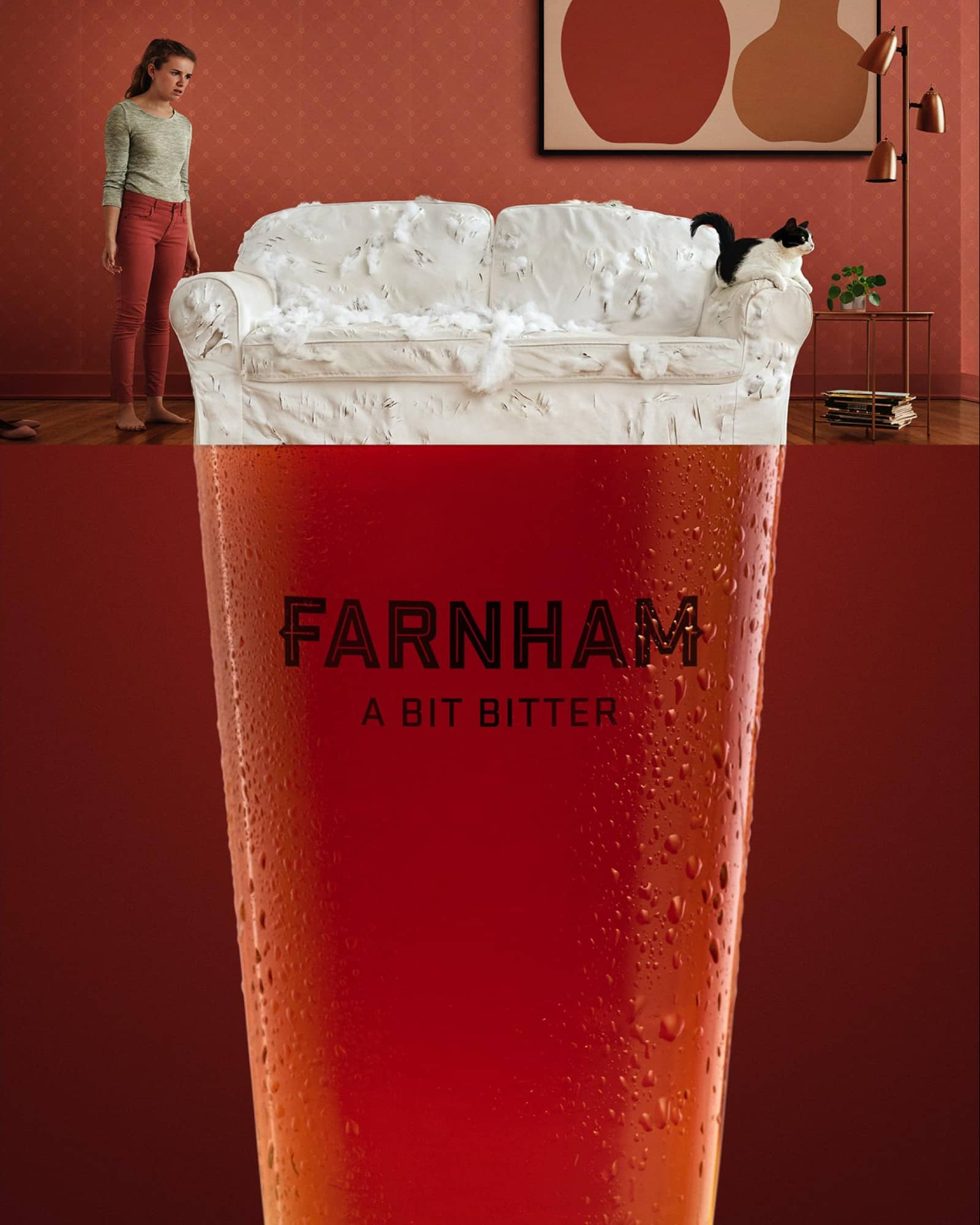 print farnham advertisement example