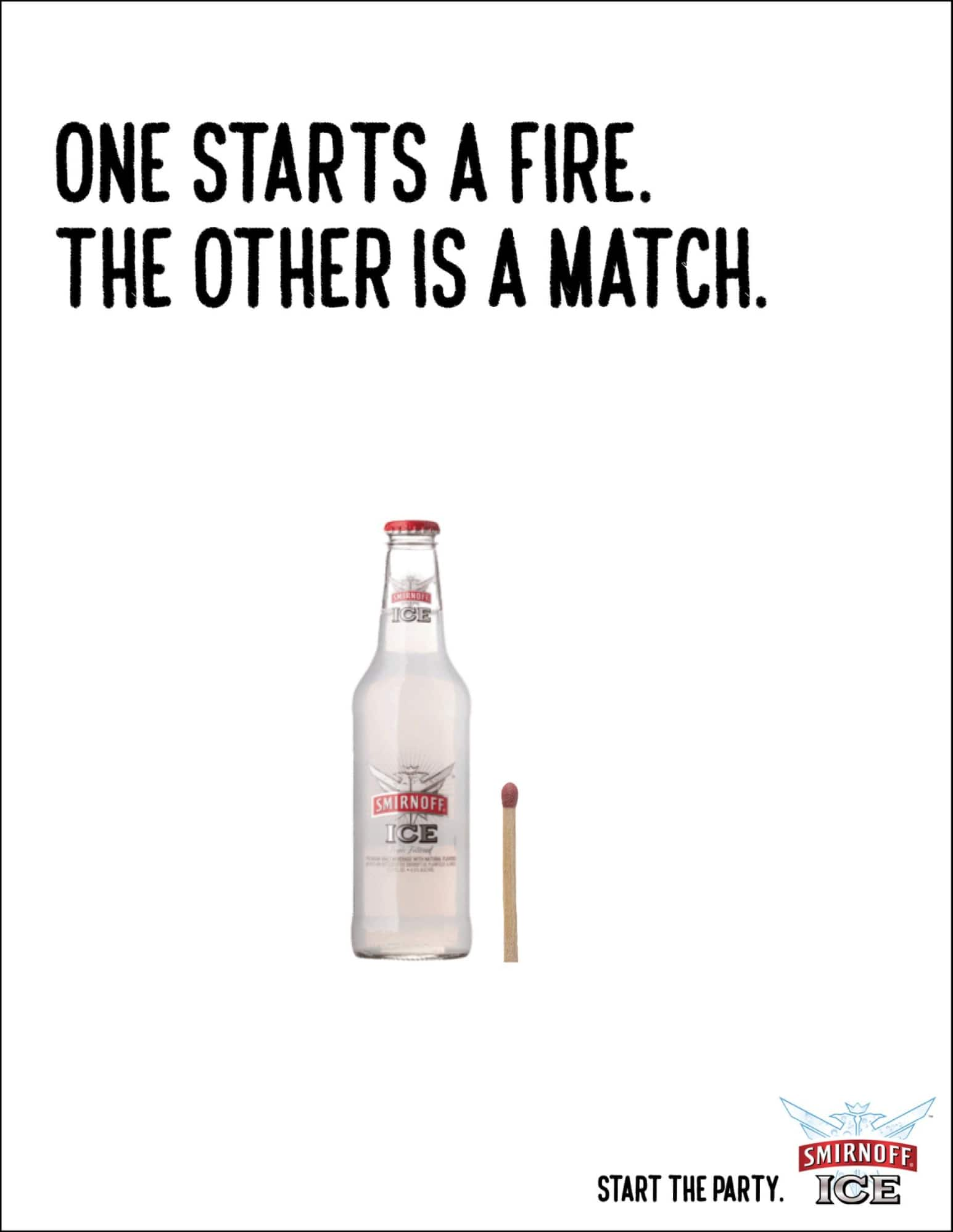 smirnoff ice print advertisement example