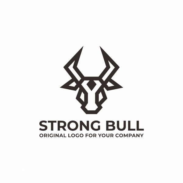 strong bull logo example