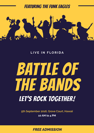 Battle of the Bands Poster