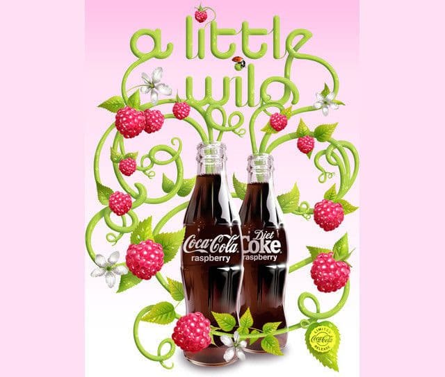 Coca Cola Raspberry Advertising Example