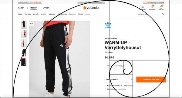 Golden Ratio Adidas Advertisement Example