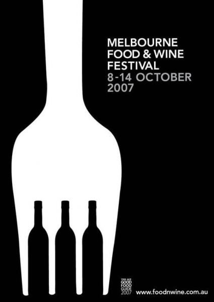 Melbourne Food and Wine Festival Poster