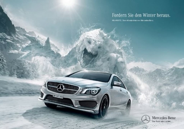 Mercedes Benz Fantasy Advertising Example