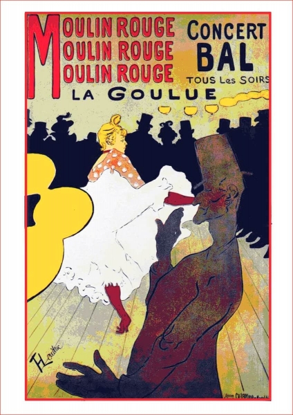 Moulin Rouge La Goulue Poster