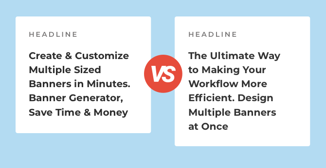 headline comparison bannersnack visual