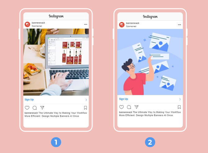 instagram bannersnack campaign