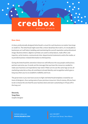 Creabox Cover Letter
