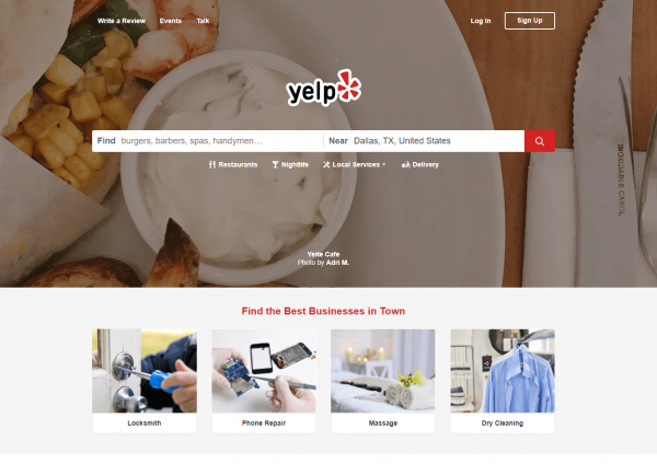 Yelp Business Listing