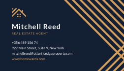 real estate business card template -bannersnack.com