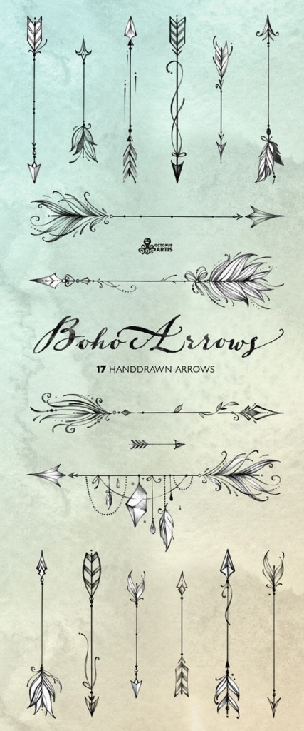 decorative arrow shapes