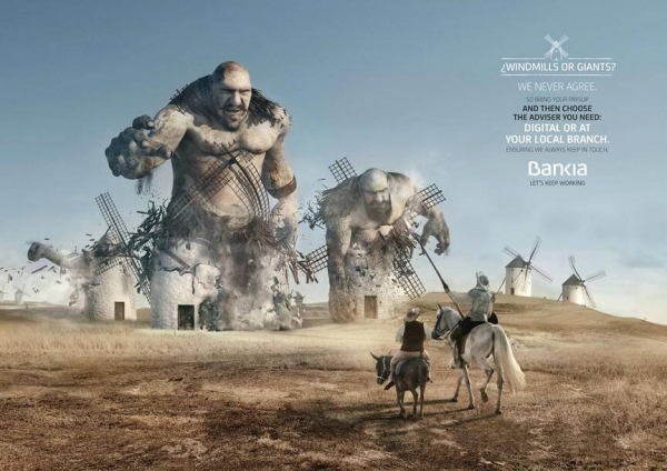 Pension Plan Bankia Ad Example