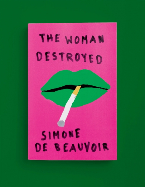 minimalist book covers the woman destroyed