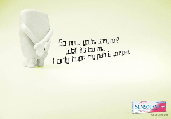 Sensodyne Teeth Poster Example