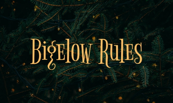 bigelow rules free holiday fonts