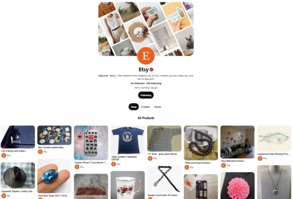 etsy pinterest feed